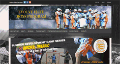 Desktop Screenshot of evolveelitelax.teampages.com
