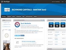 Tablet Screenshot of 20093on3.teampages.com